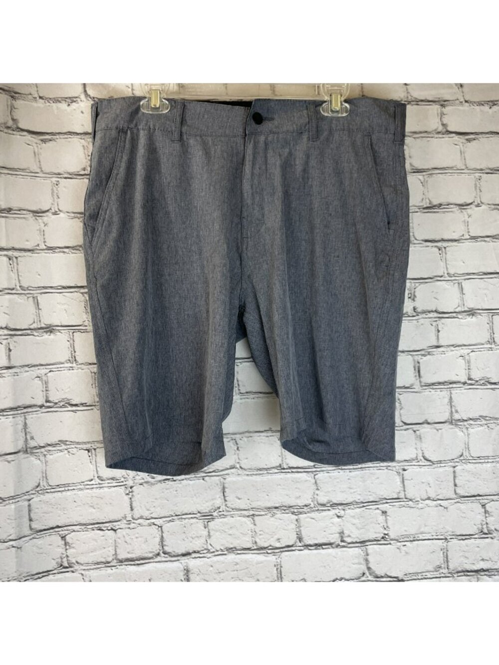 Trunks Men Multi-Functional Hybrid Shorts Quick Dry Sz 34 Gray Chino Flat Golf